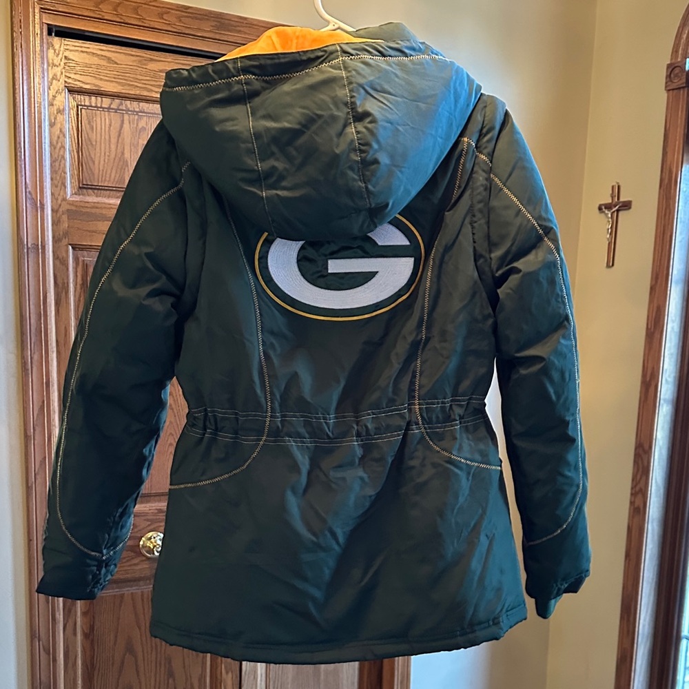 Reebok Green Bay Packers Winter Jacket! - Picture 5 of 6